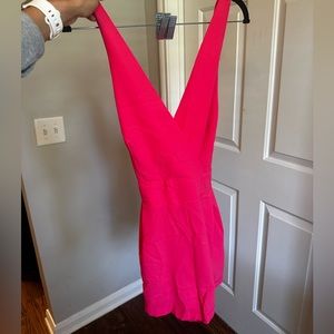 Hot Pink Topshop Romper NWT